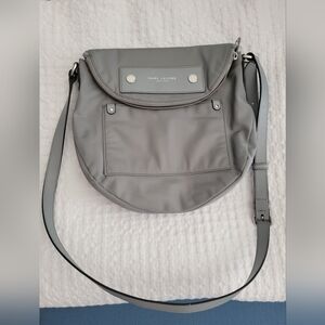 Marc Jacobs Gray Rounded Crossbody Bag with Front Pocket